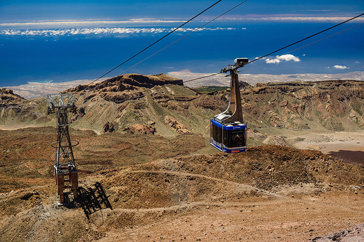 Teleférico que asciende hasta la cumbre del Teide Teleférico que asciende hasta la cumbre del Teide
