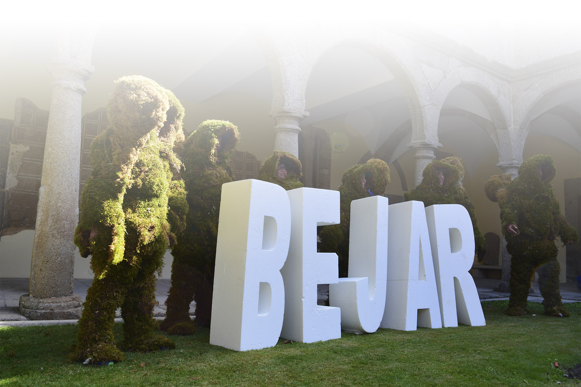 Moss Men at the Corpus Christi festival in Béjar (Salamanca, Castilla y León)