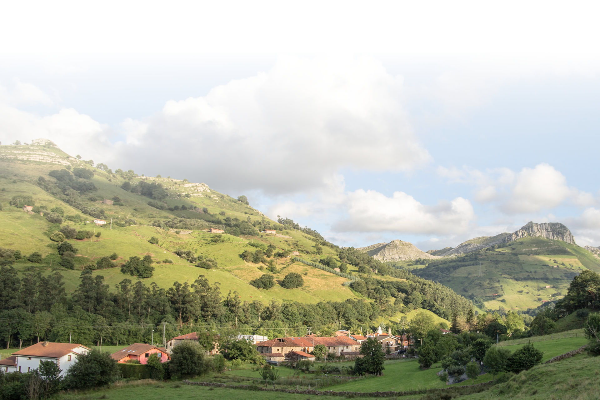 View of Liérganes (Cantabria)