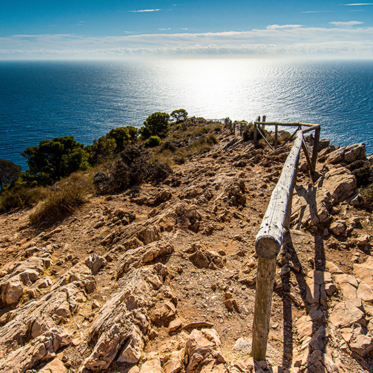 Falaises du parc naturel de Maro-Cerro Gordo, Andalousie