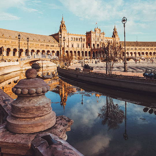 Plaza de España in Seville, Andalusia
