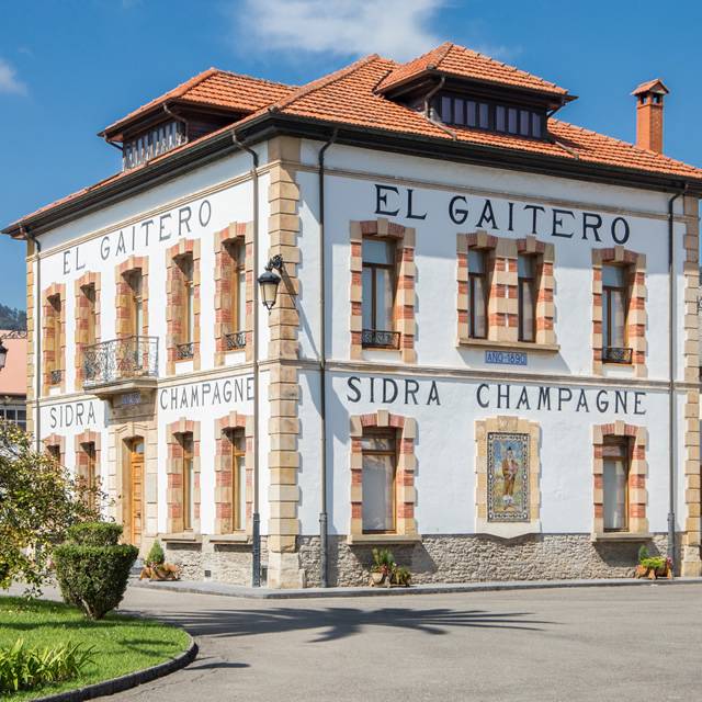 Llagar (Kelterei) Sidra El Gaitero. Villaviciosa. Asturien