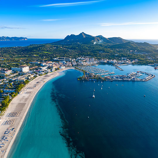 Alcúdia beach (Majorca, Balearic Islands)