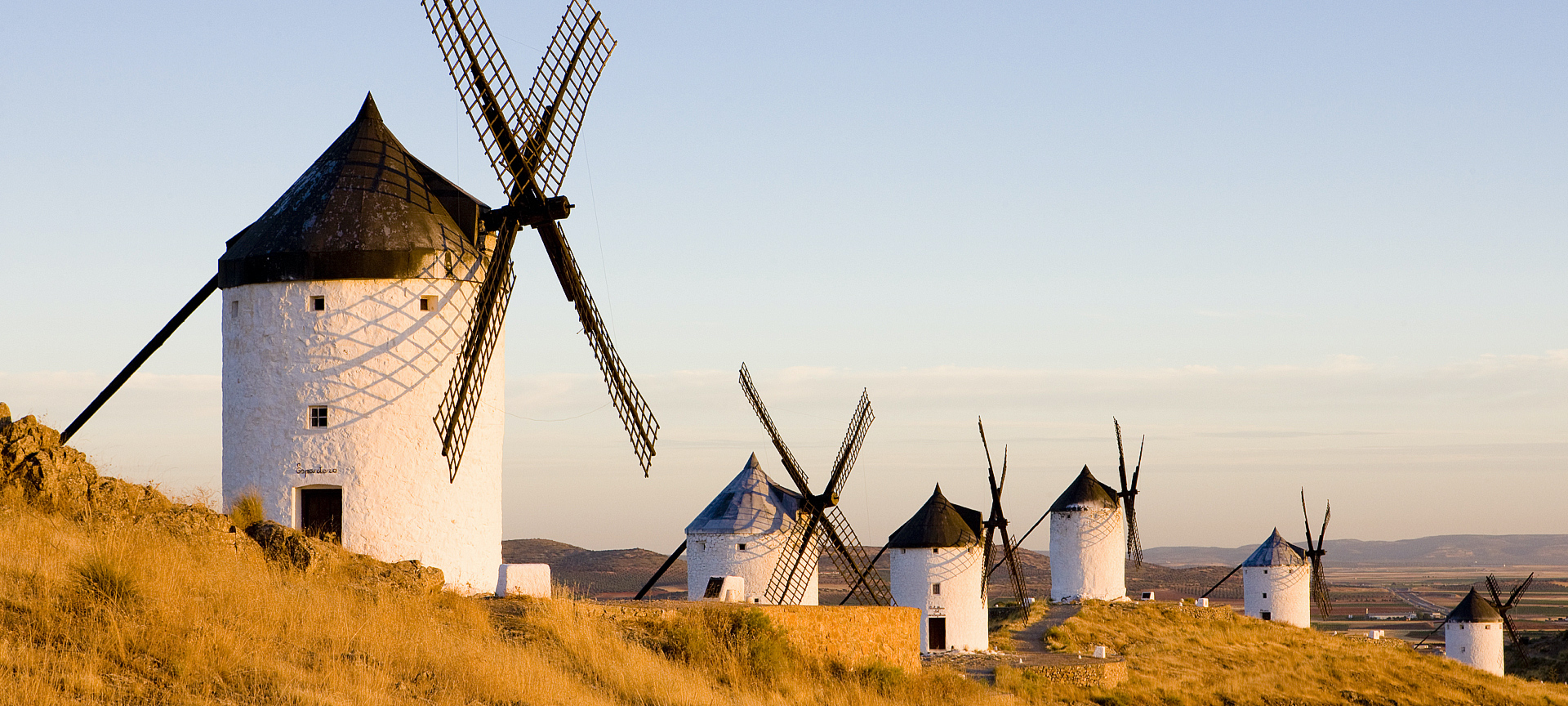 Windmills in Consuegra in Toledo, Castilla-La Mancha