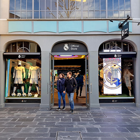 Real Madrid shop in Las Rozas Village