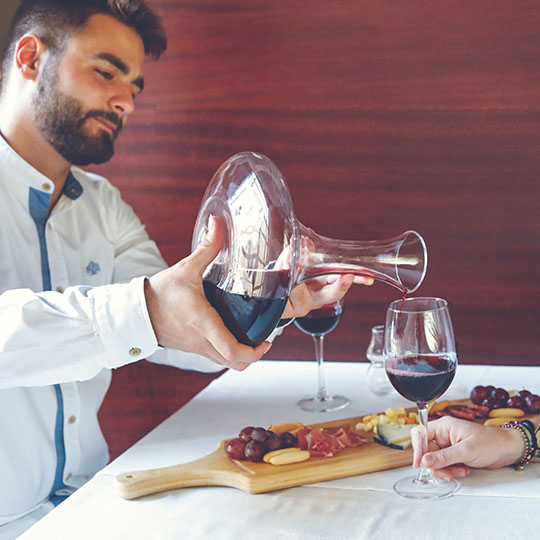 Un touriste sur la route du vin d'Alicante