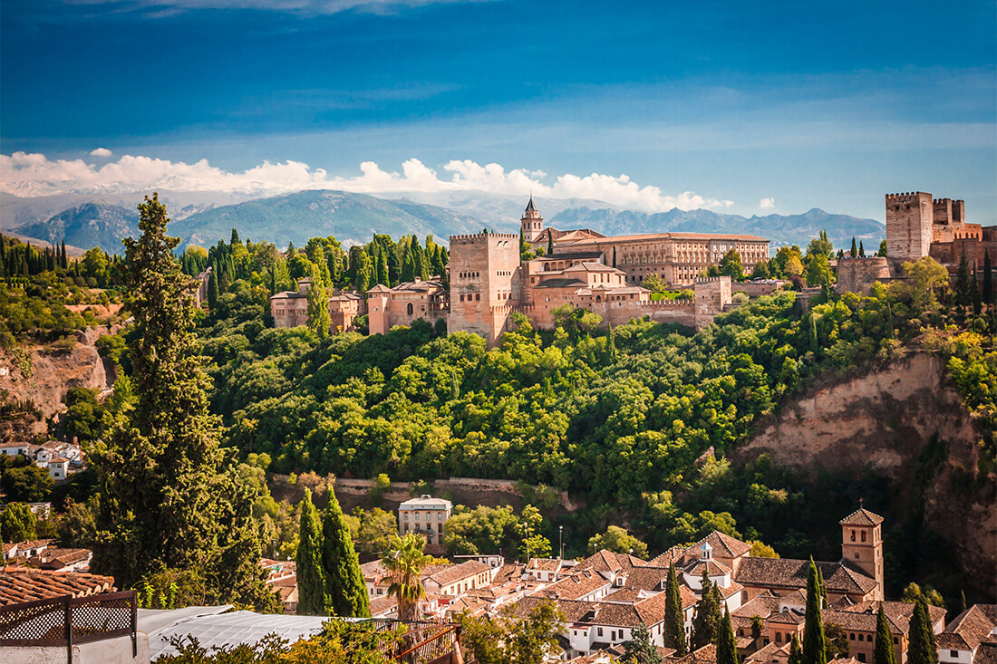 Vista de la Alhambra de Granada