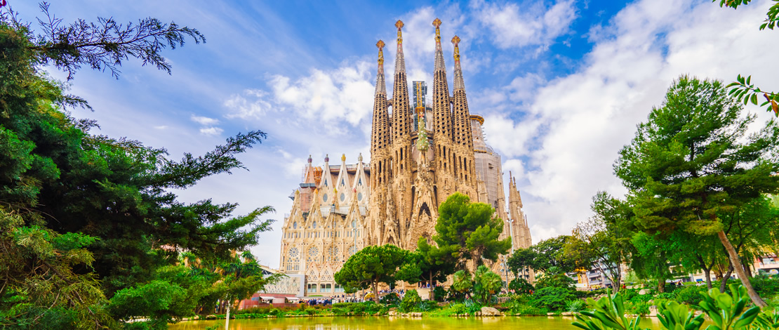 Sagrada Familia in Barcelona, Katalonien