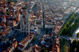 Aerial view of Burgos