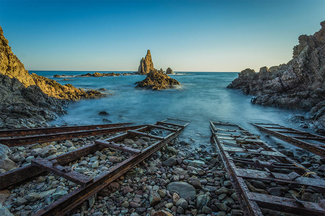 Arrecife Sirenas à Cabo de Gata, province d’Almería