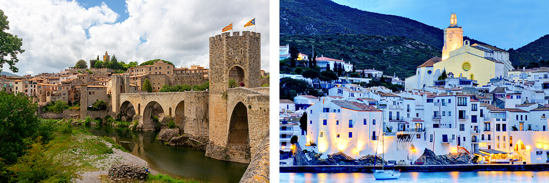 Besalú et Cadaqués