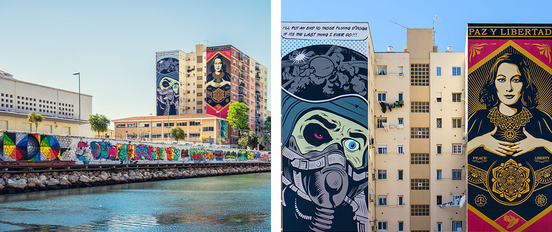  Das Kunstviertel von Málaga, Andalusien