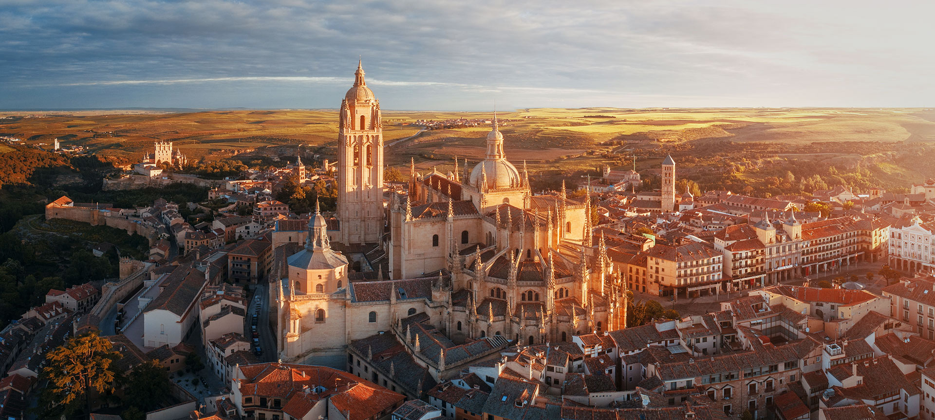 Veduta di Segovia, Castiglia e León Veduta di Segovia, Castiglia e León