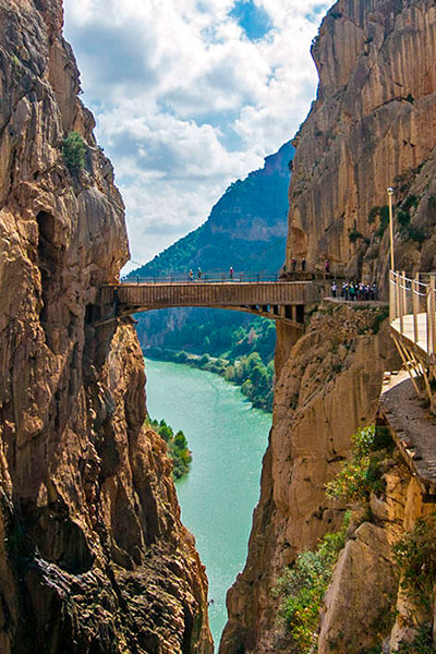Caminito del Rey in Malaga, Andalusien