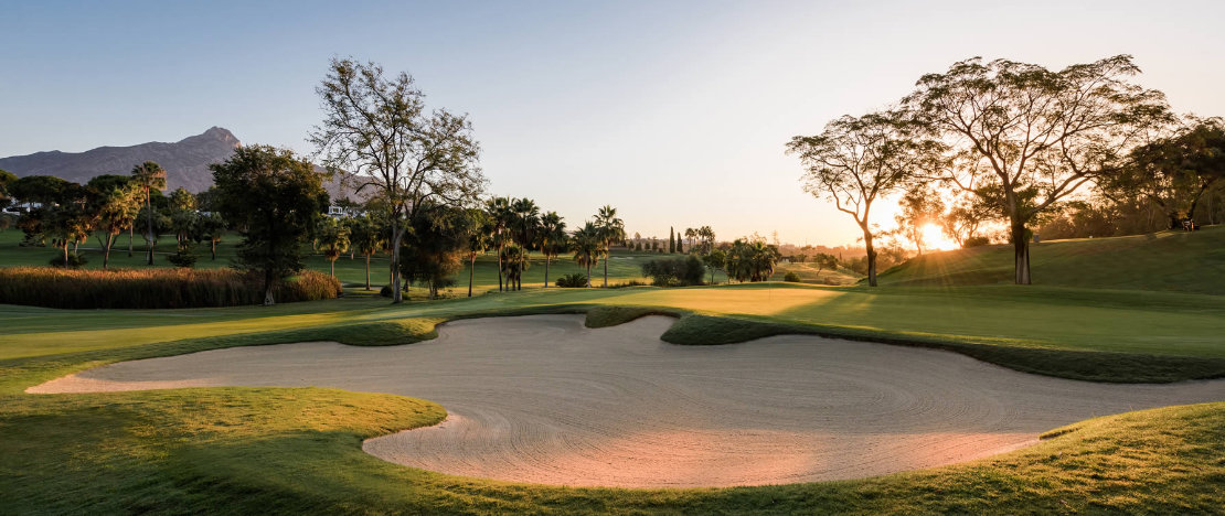 マラガのAloha Golf Club、アンダルシア