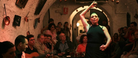 Show in a cave in Sacromonte Show in a cave in Sacromonte