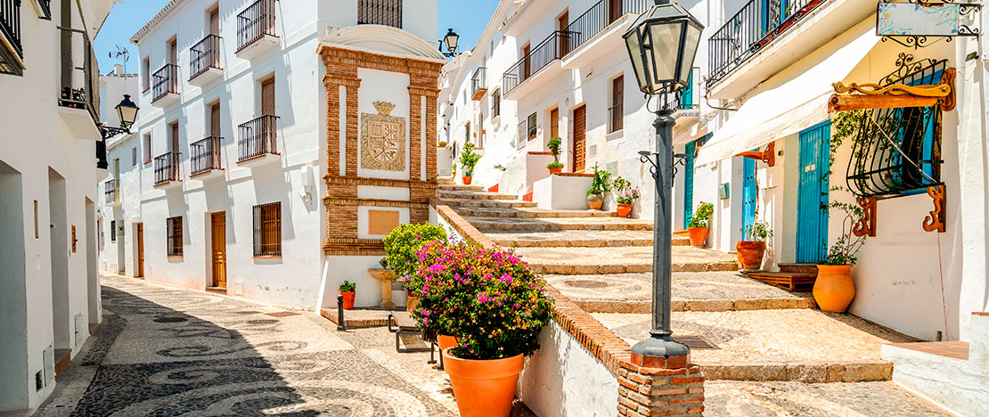 Typical street in Frigiliana