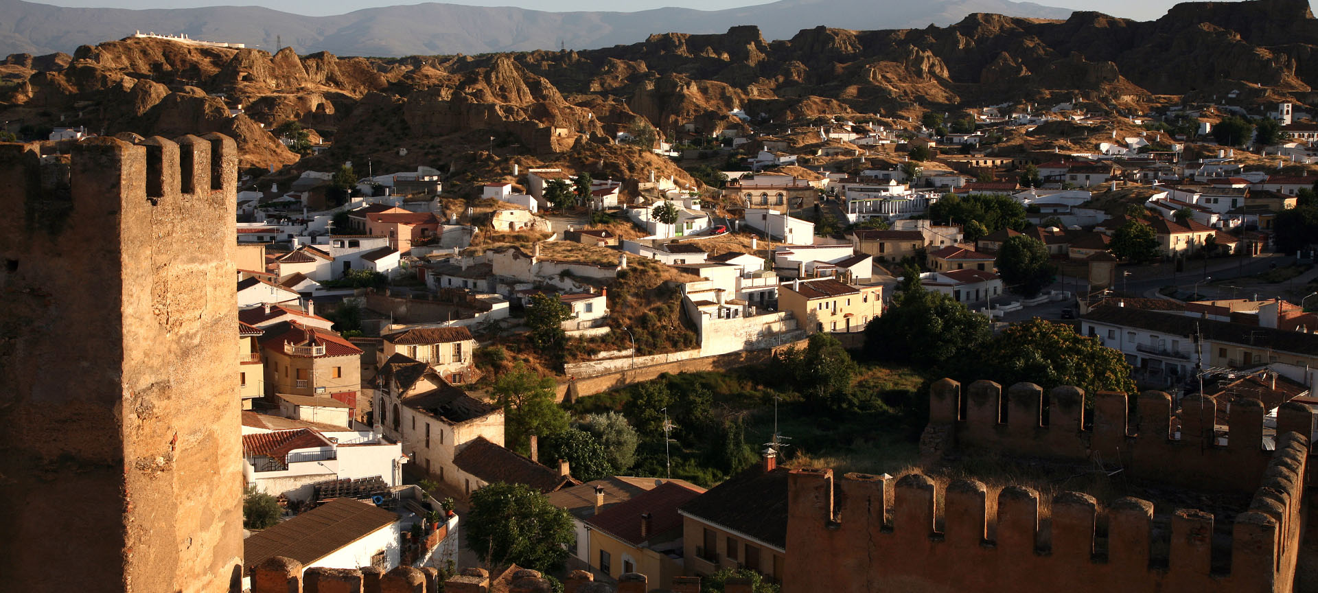 Panoramic view of Guadix, Granada