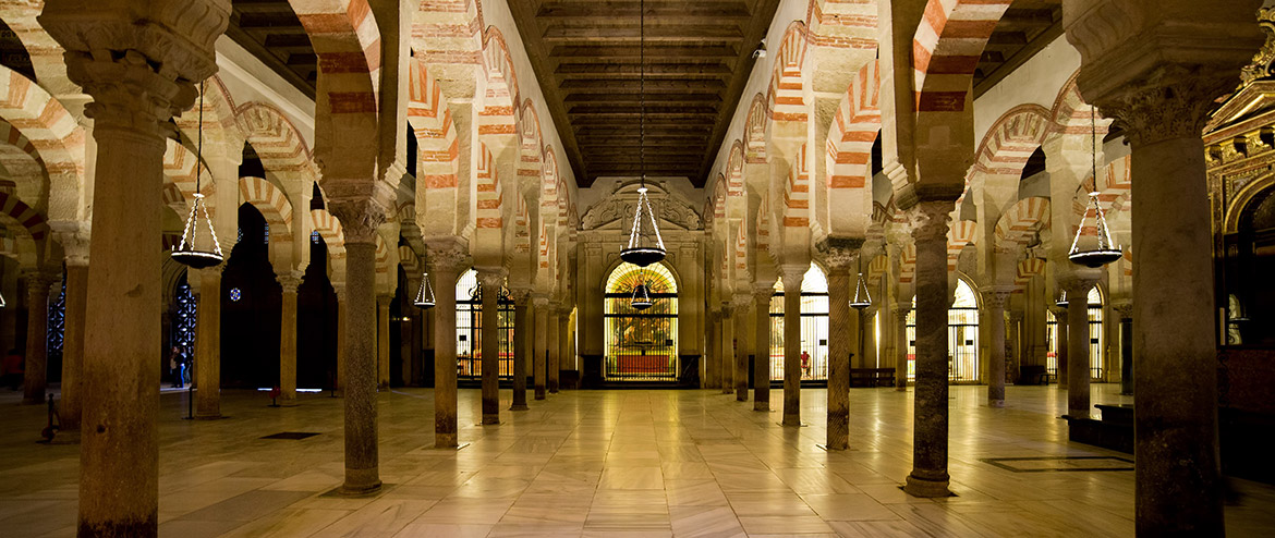 Inside the Mosque-Cathedral of Cordoba
