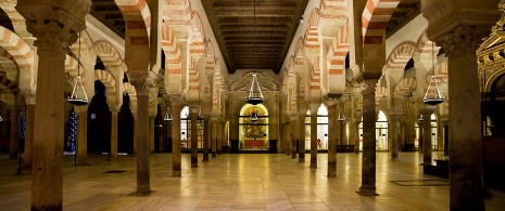 Inside the Mosque-Cathedral of Cordoba Inside the Mosque-Cathedral of Cordoba