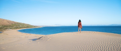 Praia de Bolonia, em Tarifa (Cádis, Andaluzia) Praia de Bolonia, em Tarifa (Cádis, Andaluzia)