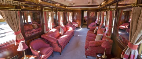 Al-Andalus train Interior of the carriage Al-Andalus train Interior of the carriage