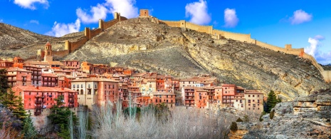 Beautiful scenery in the village of Albarracín, Teruel. Beautiful scenery in the village of Albarracín, Teruel.
