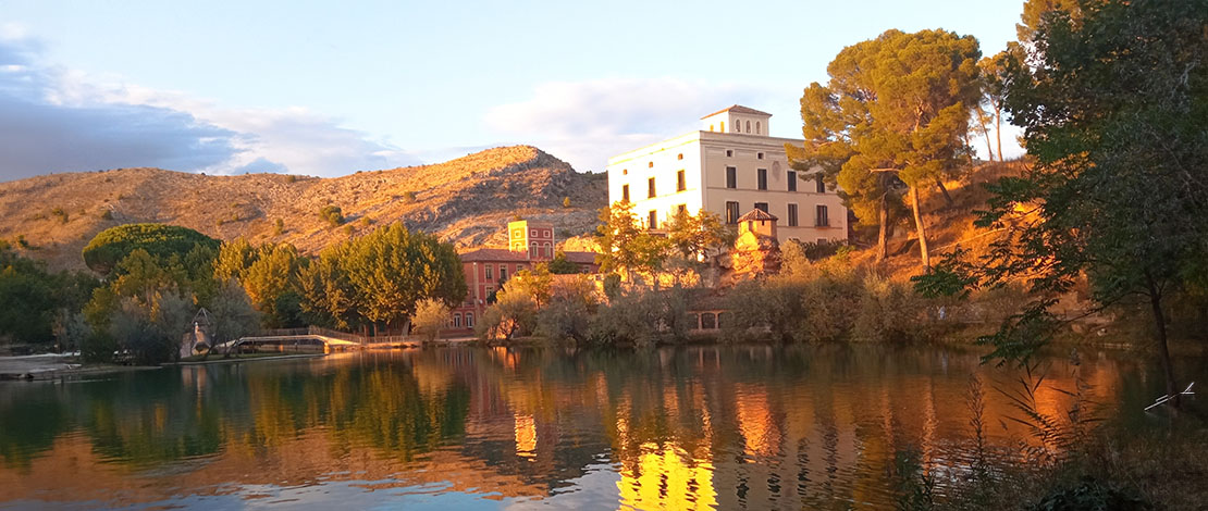Alhama de Aragón Thermal Lake. Zaragoza