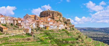 Vue du village médiéval d’Ares del Maestrat, Castellón Vue du village médiéval d’Ares del Maestrat, Castellón