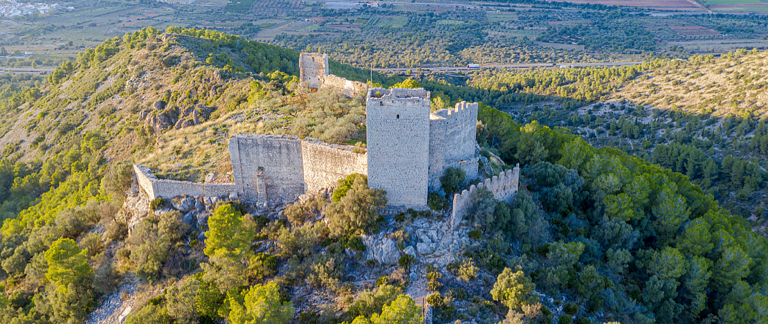 Château templier Santa Magdalena de Pulpis à Castellón Château templier Santa Magdalena de Pulpis à Castellón