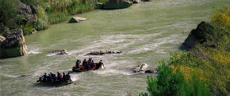 Rafting na rzece Gállego, Aragonia Rafting na rzece Gállego, Aragonia