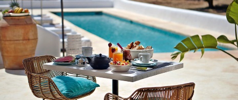 Colazione all'hotel Pure House, Ibiza Colazione all'hotel Pure House, Ibiza
