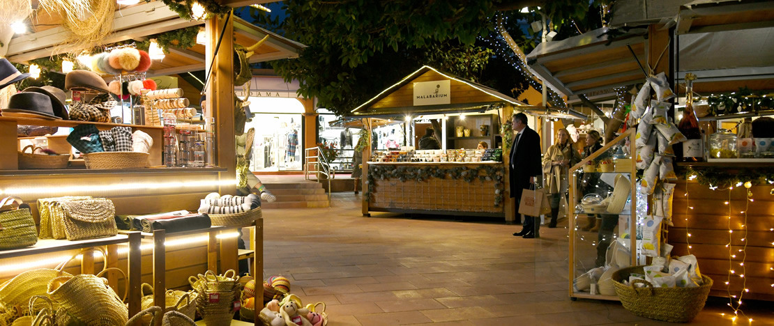 Weihnachtsmarkt in Puerto Portals, Mallorca
