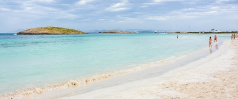Plage Ses Illetes à Formentera, îles Baléares Plage Ses Illetes à Formentera, îles Baléares