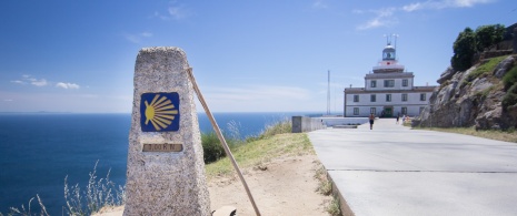 Indicazione del Cammino di Santiago a Fisterra Indicazione del Cammino di Santiago a Fisterra