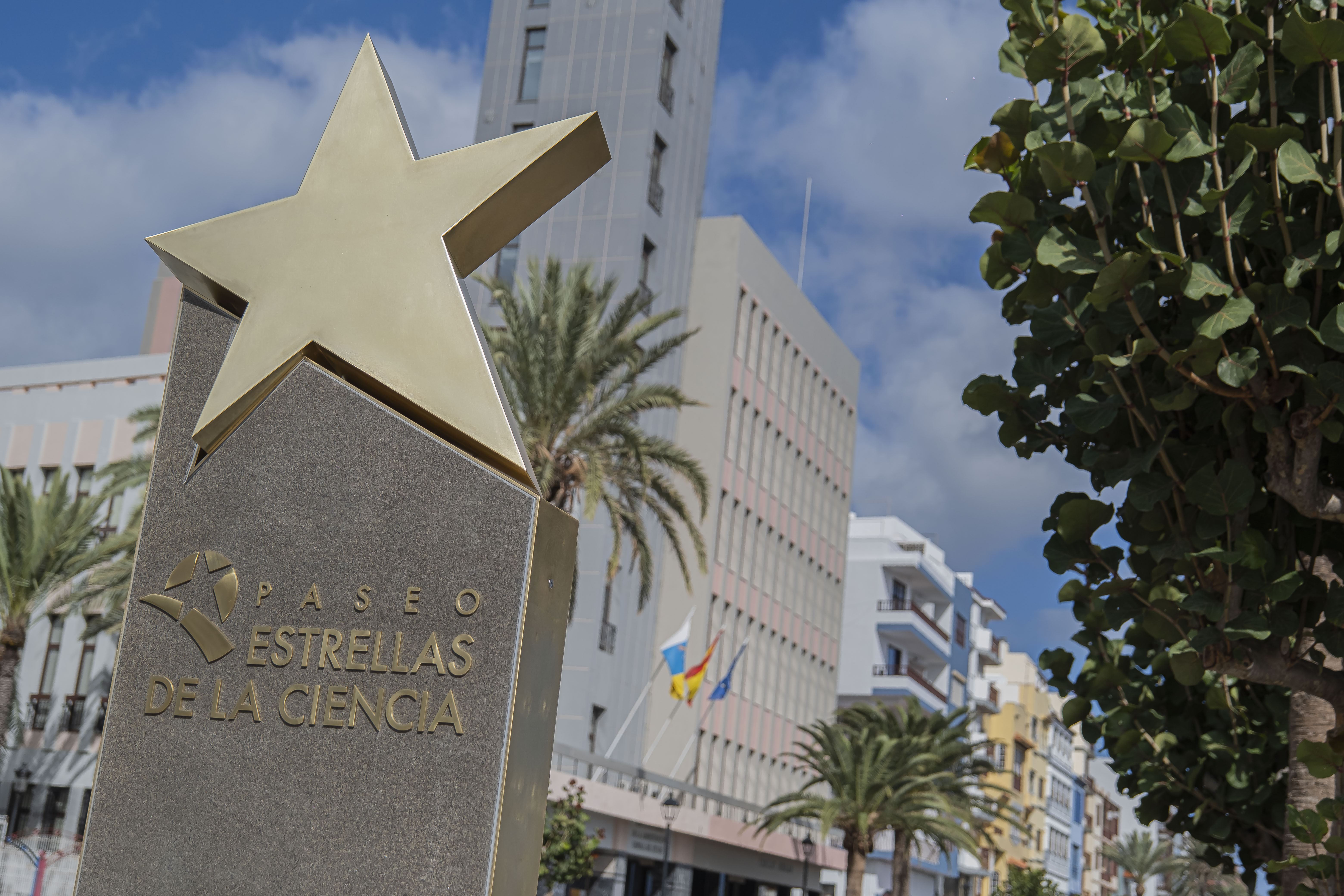 Detailansicht des Walk of Fame in Santa Cruz de La Palma auf La Palma, Kanarische Inseln
