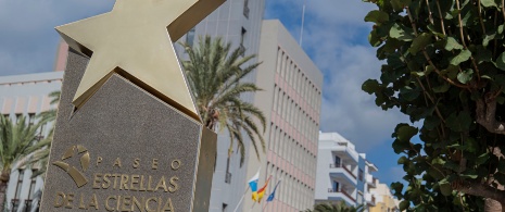 Detailansicht des Walk of Fame in Santa Cruz de La Palma auf La Palma, Kanarische Inseln Detailansicht des Walk of Fame in Santa Cruz de La Palma auf La Palma, Kanarische Inseln