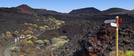 Route des volcans - GR 131, à La Palma (îles Canaries) Route des volcans - GR 131, à La Palma (îles Canaries)