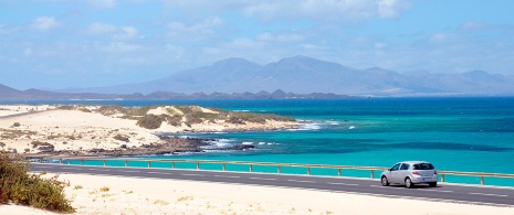 Playa de Corralejo auf Fuerteventura Playa de Corralejo auf Fuerteventura