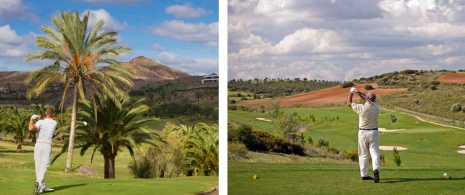 Left: Sheraton Salobre Golf Gran Canaria / right: Cabanillas Golf Club (Castilla-La Mancha) Left: Sheraton Salobre Golf Gran Canaria / right: Cabanillas Golf Club (Castilla-La Mancha)