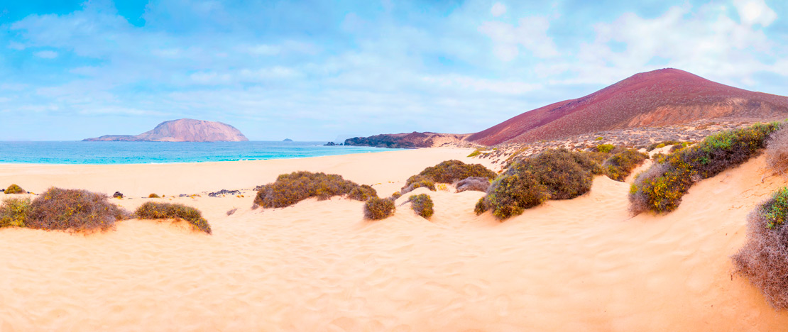 Playa de Las Conchas, La Graciosa, the Canary Islands