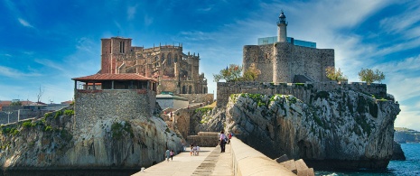 Lighthouse of Santa Ana Castle, Castro Urdiales Lighthouse of Santa Ana Castle, Castro Urdiales