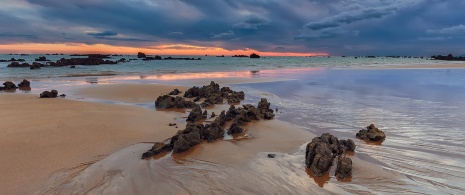 Praia de Trengandín, em Noja (Cantábria) Praia de Trengandín, em Noja (Cantábria)