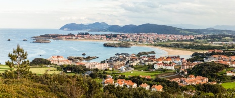 The Cantabrian town of Noja in the Trasmiera district The Cantabrian town of Noja in the Trasmiera district