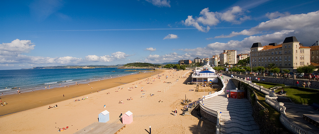 Praia de El Sardinero, Santander Praia de El Sardinero, Santander