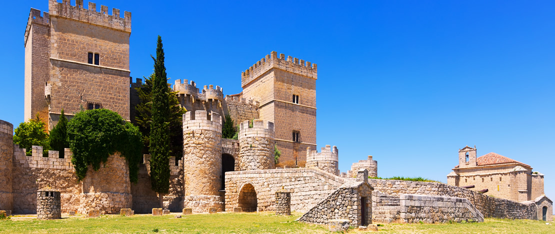 Ampudia Castle in Palencia