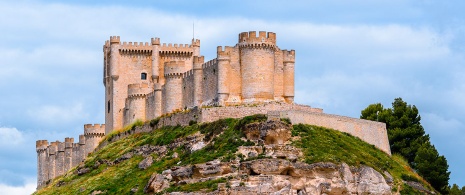 Vues du château de Peñafiel à Valladolid Vues du château de Peñafiel à Valladolid