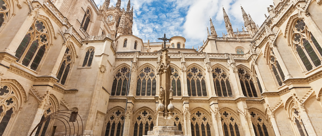Interior courtyard of the Burgos cathedral