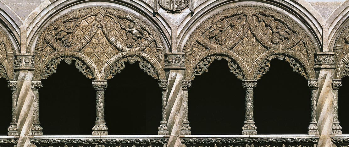 National Sculpture Museum. Arches of the interior patio. Valladolid