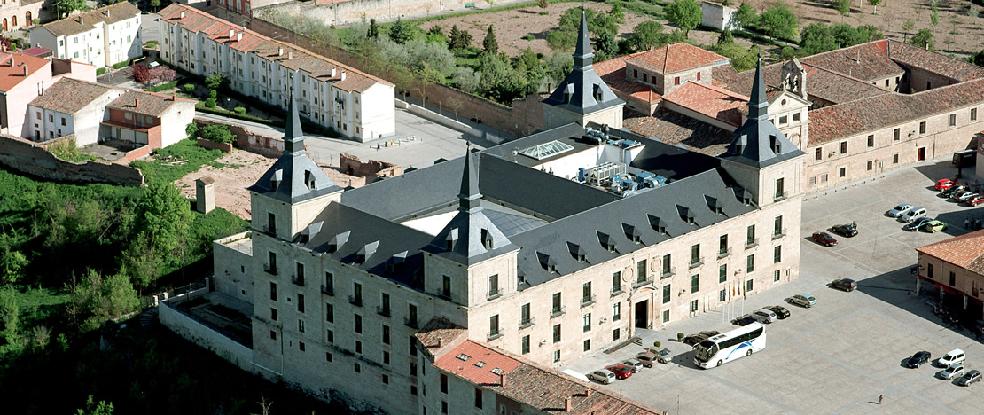 Vista exterior del Parador de Lerma 